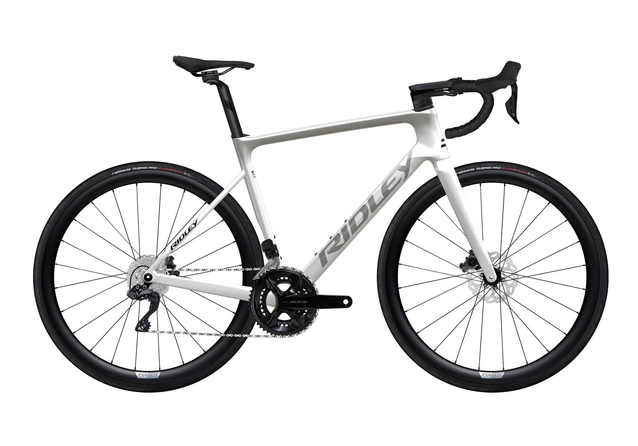 Ridley Falcn 105 DI2 Pearl White Silver