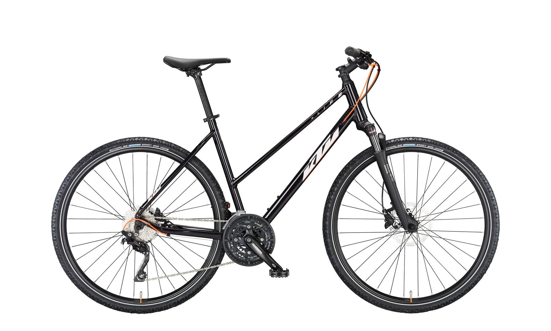 KTM X-LIFE ACTION Trapez Flaming Black (Silver&Orange Matt)