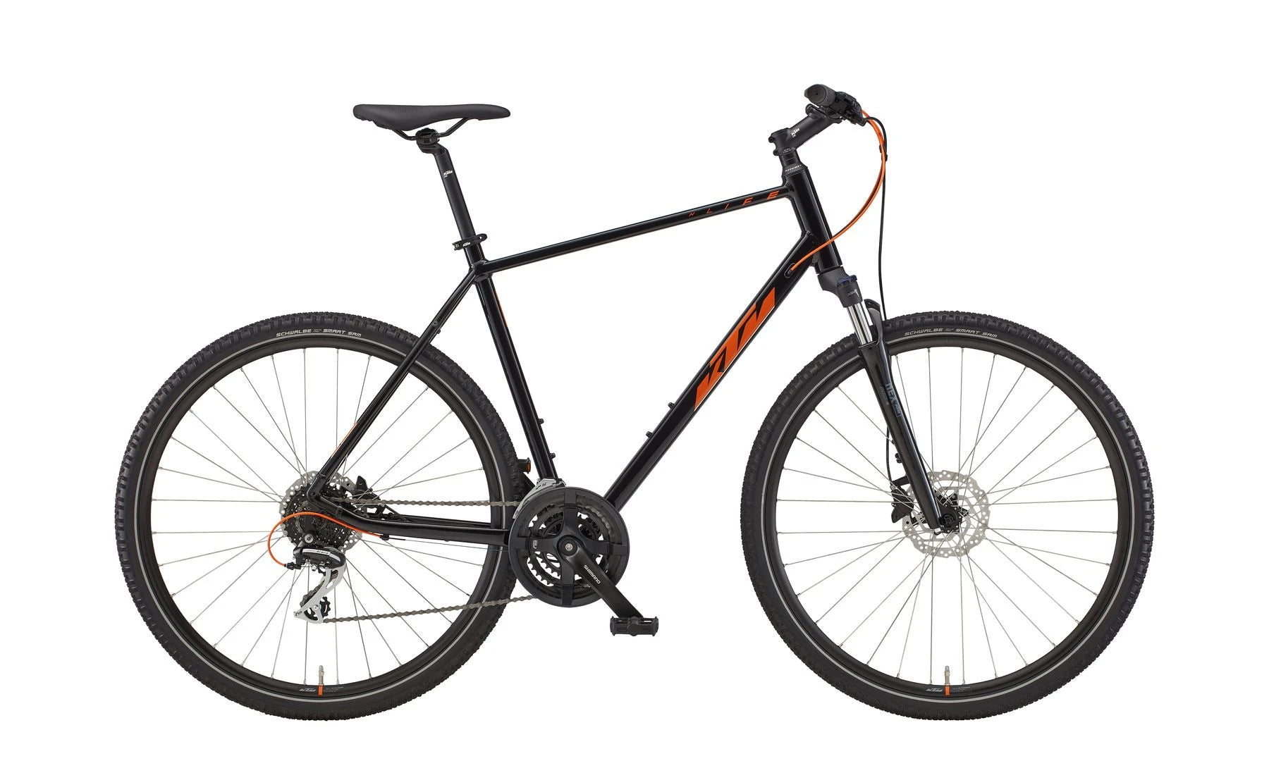 KTM X-LIFE TRACK Diamant Black (Orange&Silver)