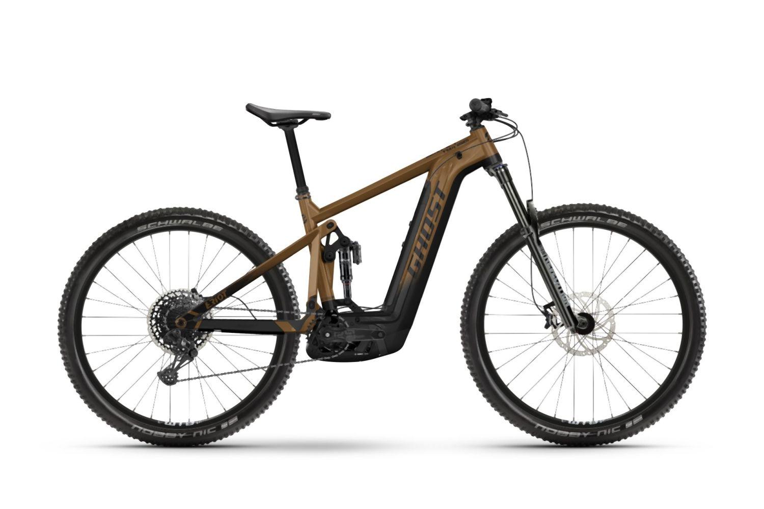 Ghost E-Riot Trail Advanced black/gold - glossy