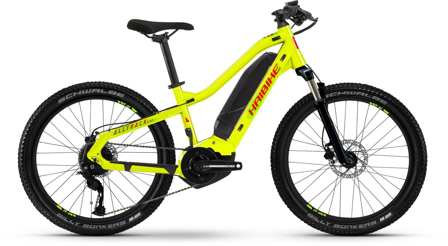 Haibike Alltrack Kids Gloss Lime/Crystal Red