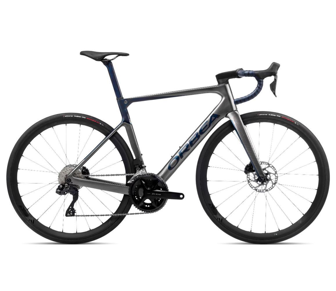 Orbea ORCA M30iLTD PWR Glitter Anthracite - Blue Carbon View