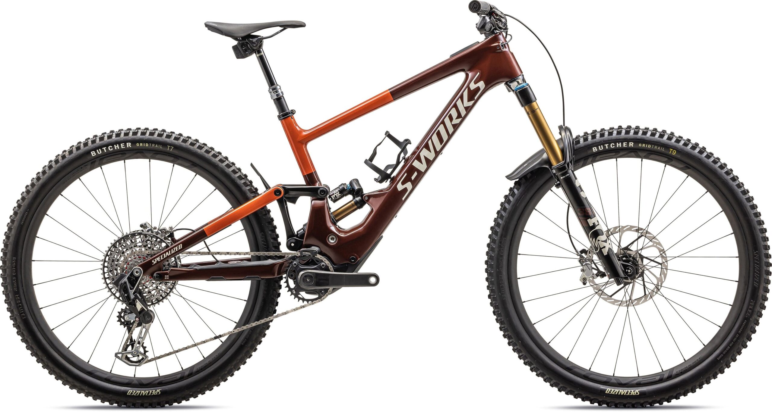 Specialized S-Works Turbo Kenevo SL 2 Gloss Rusted Red / Redwood / White Mountains