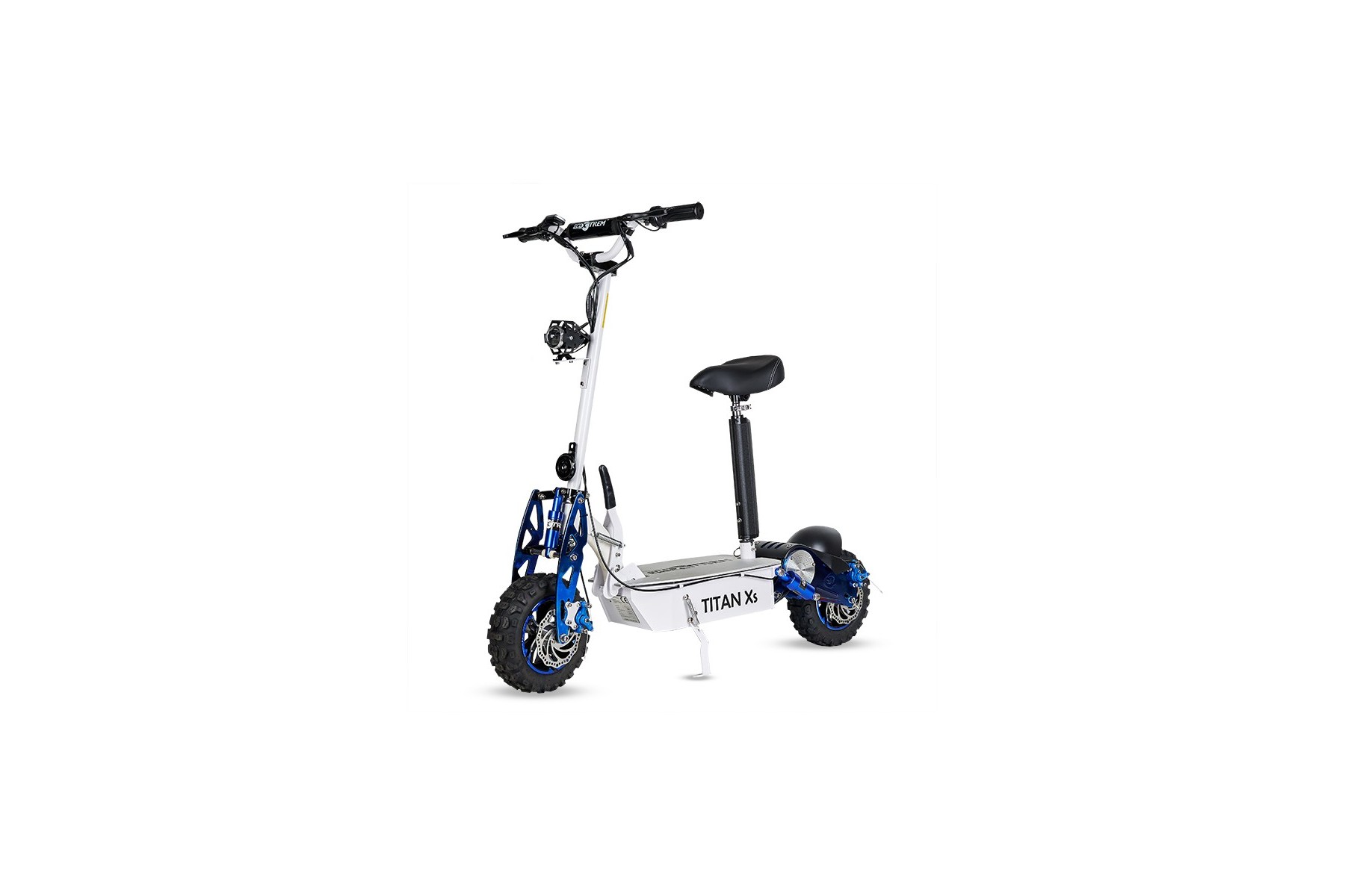 Titan XS Cross-E-Scooter, geländegängig, mit Sitz, 2000 Watt